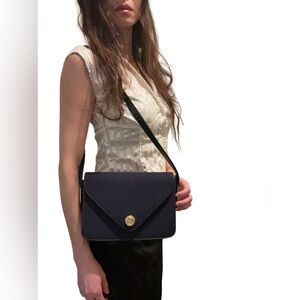 Gucci Midnight Blue and Black Shoulder Bag